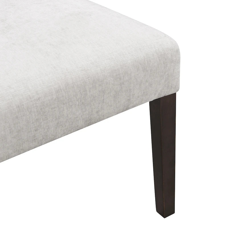 Upholstered Dining Chairs with Sturdy Wood Frame, Set of 2