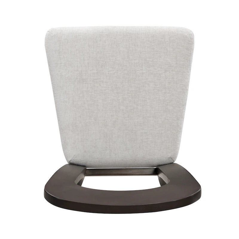 Upholstered Dining Chairs with Sturdy Wood Frame, Set of 2