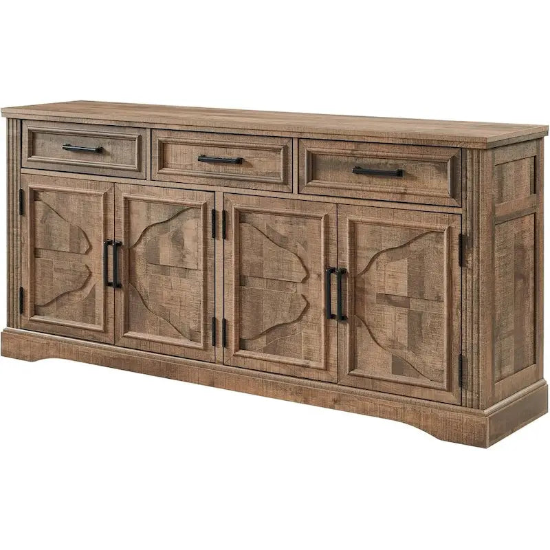 Farmhouse Buffet Sideboard Cabinet Coffee Bar Wine Bar for Dining Room