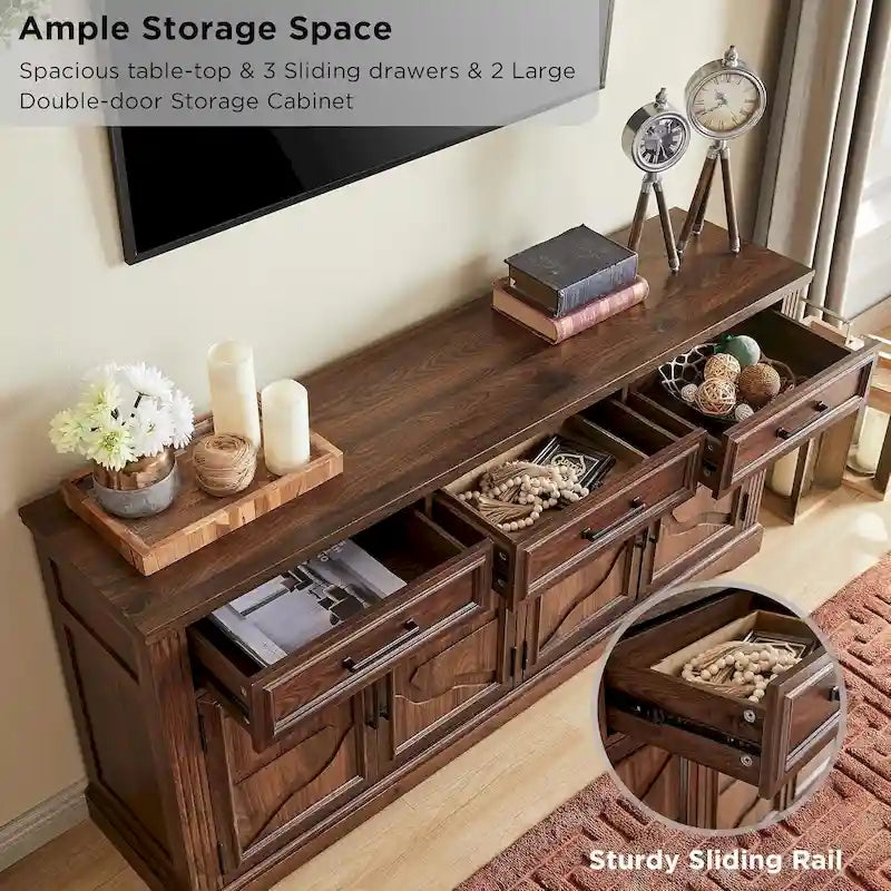 Farmhouse Buffet Sideboard Cabinet Coffee Bar Wine Bar for Dining Room
