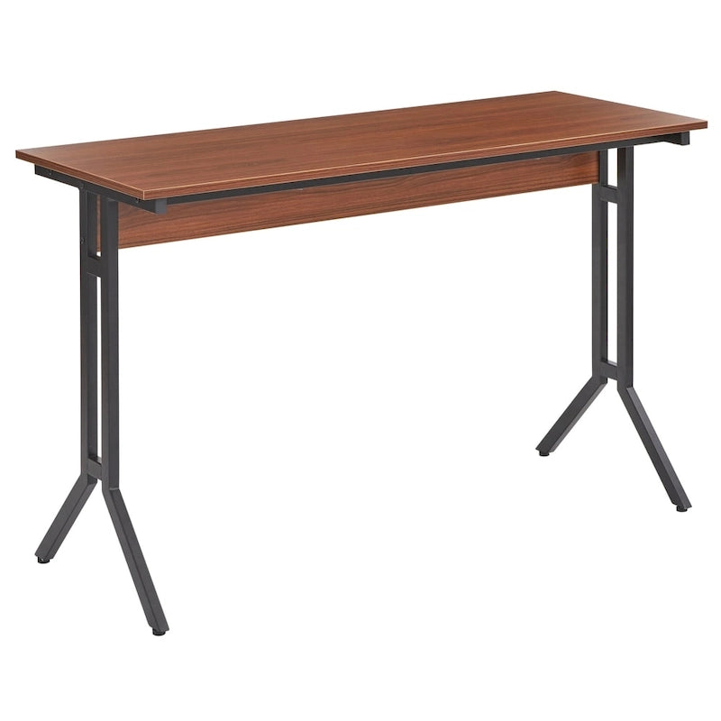 Bureau moderne pour le télétravail, avec pieds en métal et plateau en MDF stratifié