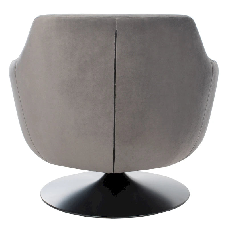 Citrine Velvet Swivel Accent Chair Mid-Century Modern Living Room