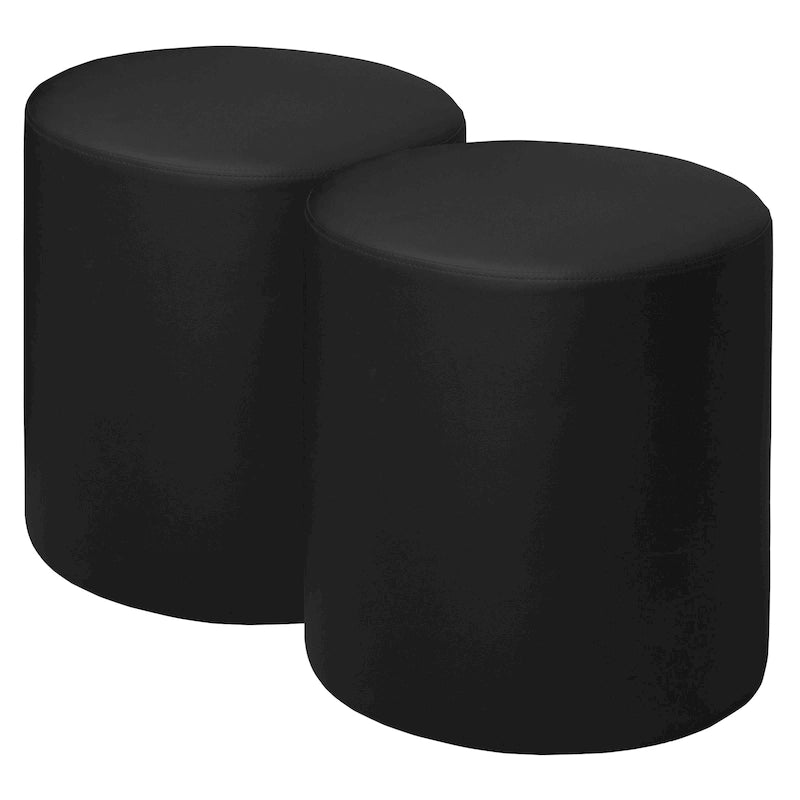 Pouf rond (ensemble de 2)