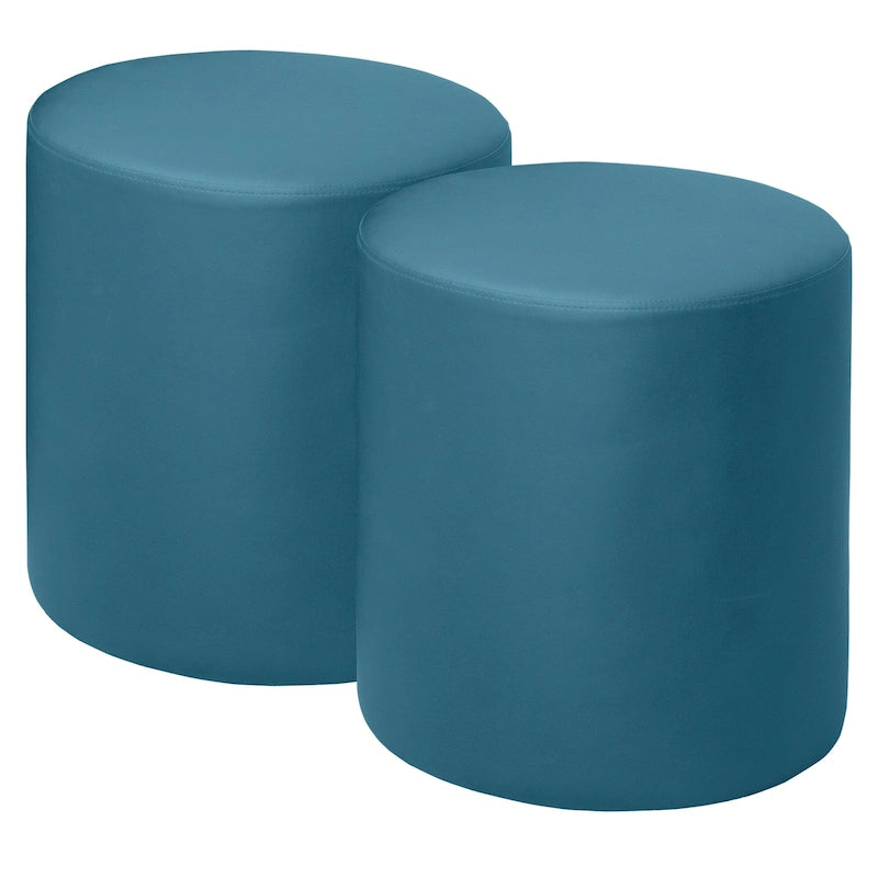 Pouf rond (ensemble de 2)