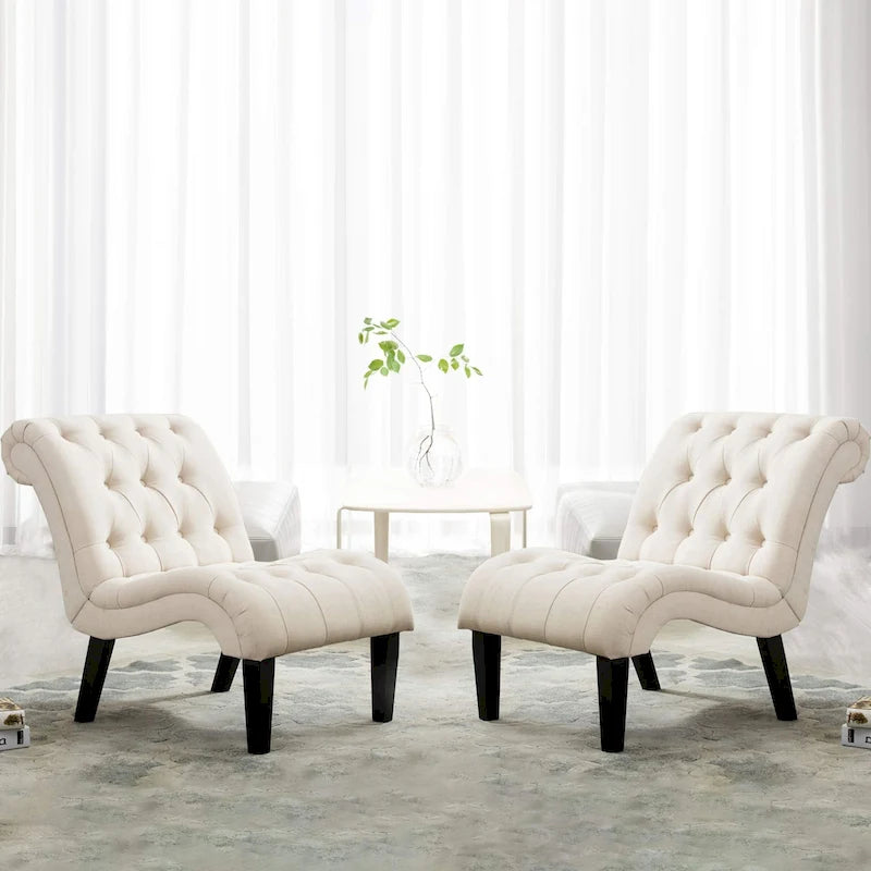 Ensemble de 2 fauteuils d’appoint, fauteuils de salon