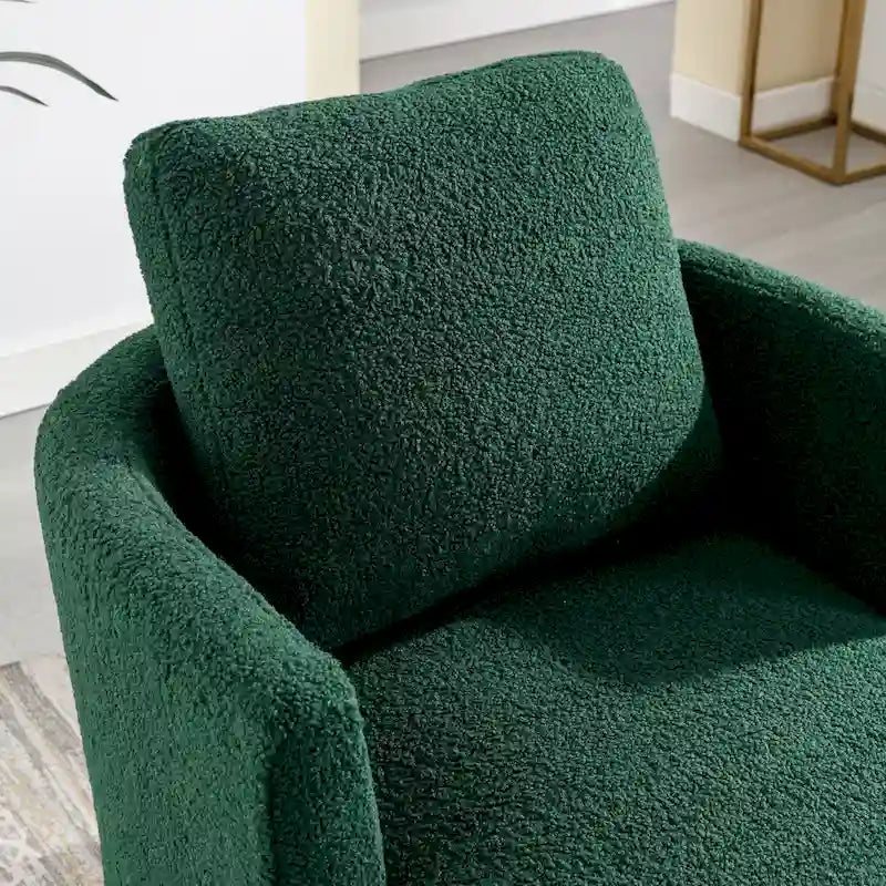Moderner gepolsterter drehbarer Fassessel für das Wohnzimmer