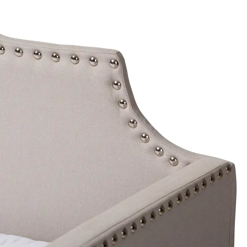 Cama nido contemporánea de tamaño individual con cama nido extraíble para invitados