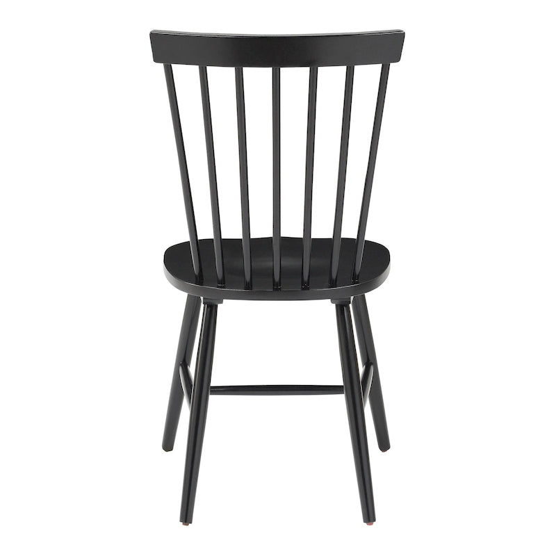 Sedie da pranzo in stile Windsor rustico, set di 2