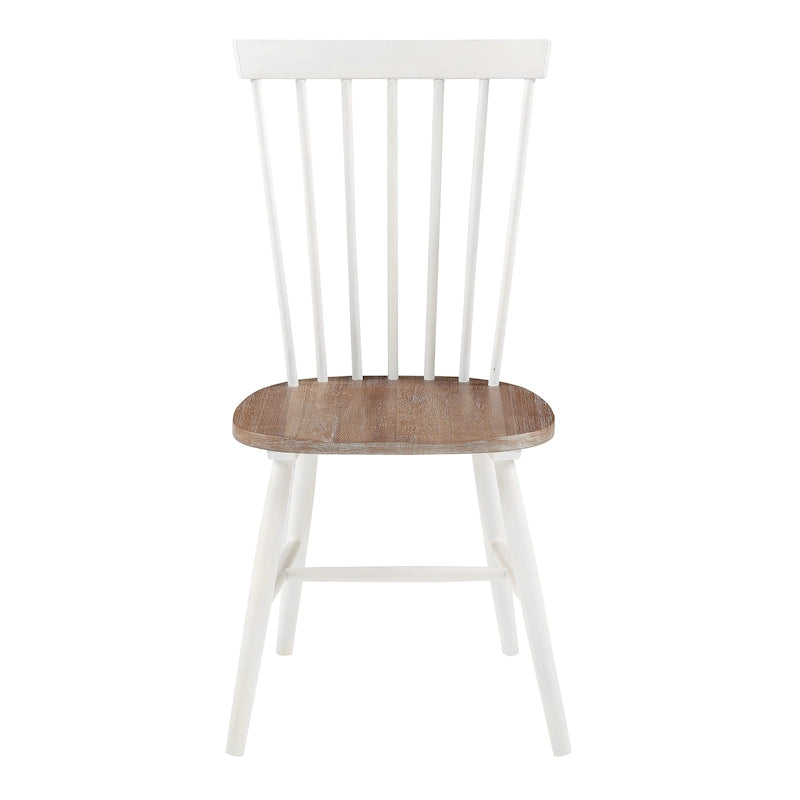Sedie da pranzo in stile Windsor rustico, set di 2