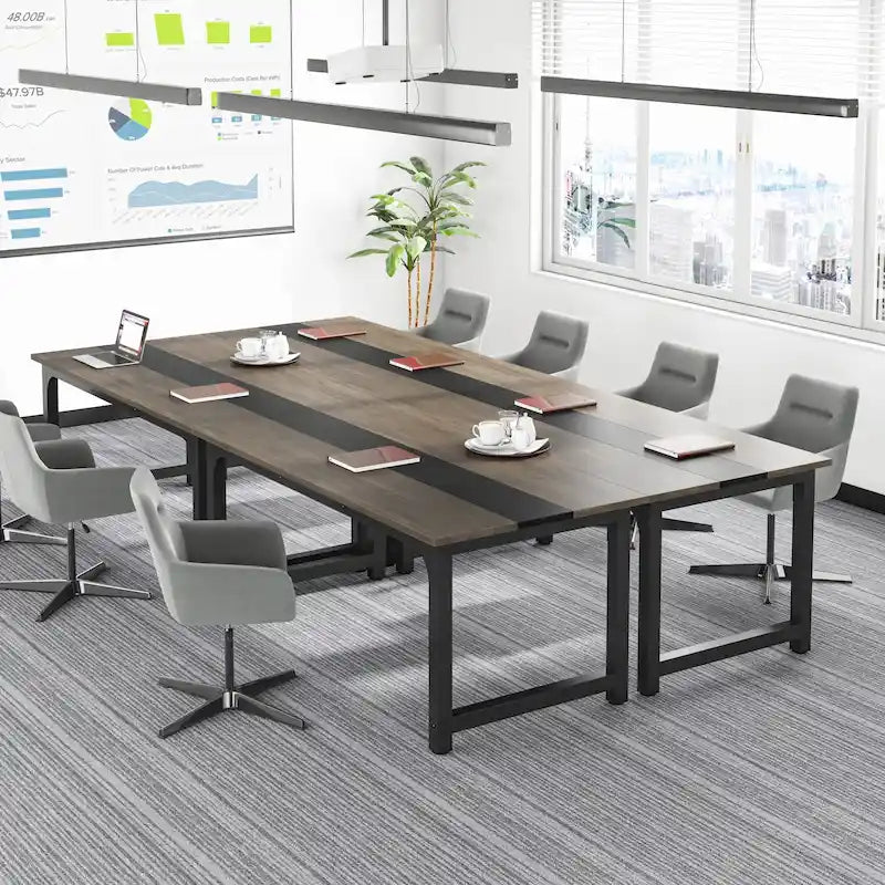 Bureau d’ordinateur moderne de 63 pouces pour bureau à domicile
