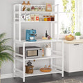5-Tier Kitchen Bakers Rack Microwave Oven Stand Utility Storage Shelf with Hutch