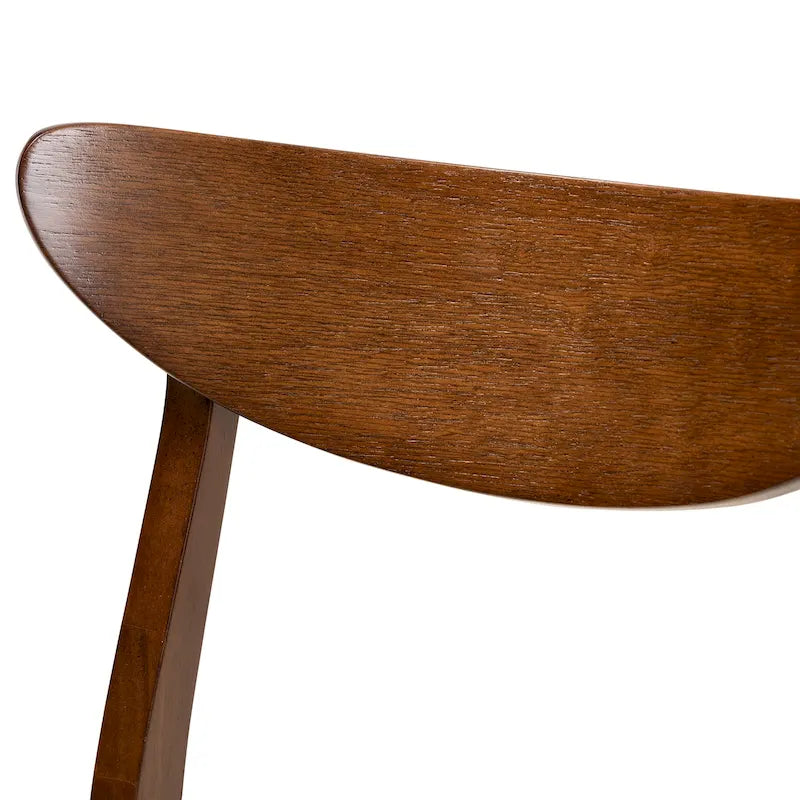 4-teiliges Esszimmerstuhl-Set im modernen Mid-Century-Stil