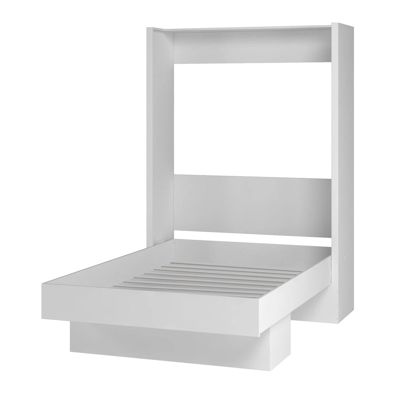 Queen Murphy Wall Bed with Display Shelf Foldable Space-Saving Design