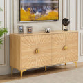 Credenza con quattro ante, vani contenitore e ripiani regolabili