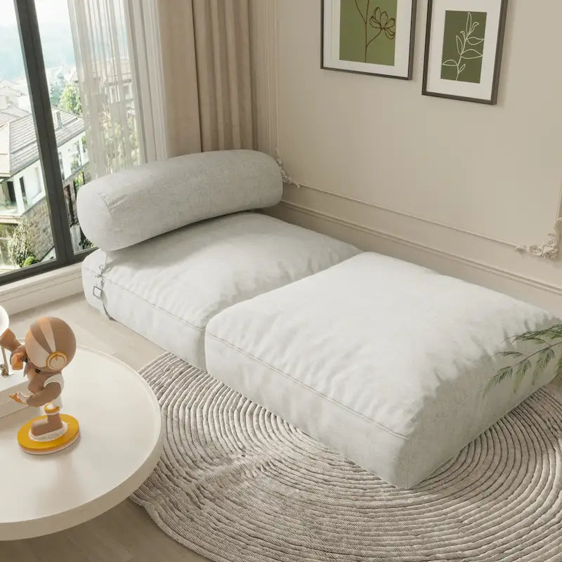 Convertible Folding Sofa Bed and Chair Bed with Back Bolster