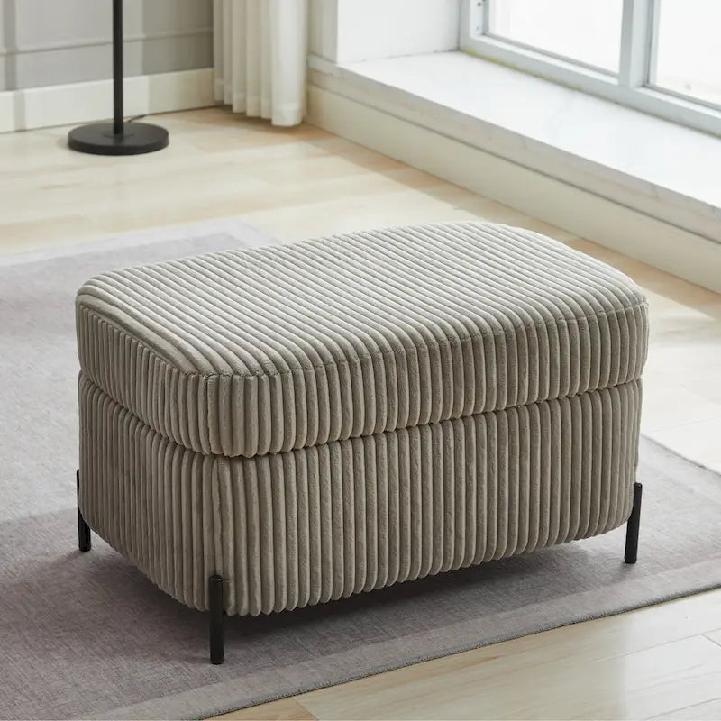 Upholstered Swivel Barrel Accent Chair with Storage Ottoman Option