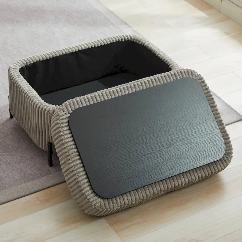 Upholstered Swivel Barrel Accent Chair with Storage Ottoman Option