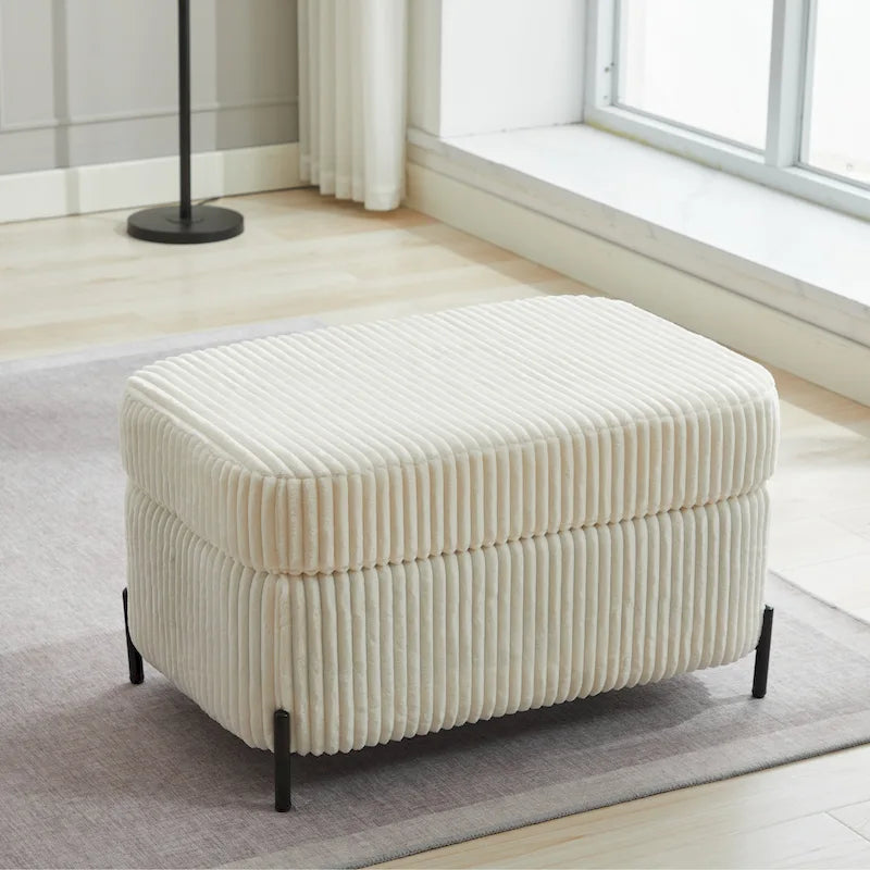 Upholstered Swivel Barrel Accent Chair with Storage Ottoman Option