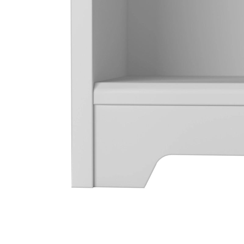 52W 3-Position Sit to Stand Corner Desk with Shelves and Storage