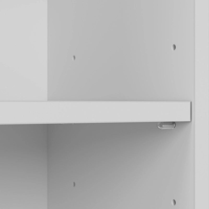 52W 3-Position Sit to Stand Corner Desk with Shelves and Storage